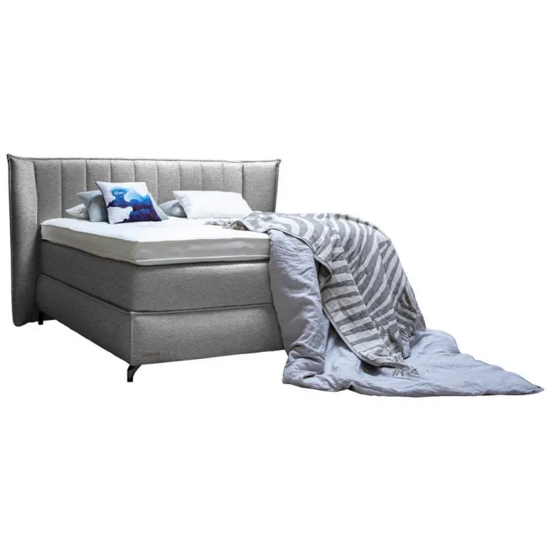 Boxspringbett 200/200 cm in Naturfarben