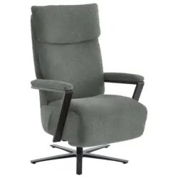 Relaxsessel in Textil Graublau