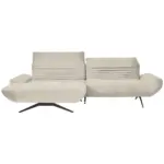 XXXLutz Lauterach - Ihr M&ouml;belhaus bei Bregenz Ecksofa in Teddystoff Creme 170-195/280 cm