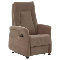 Fernsehsessel in Chenille Beige