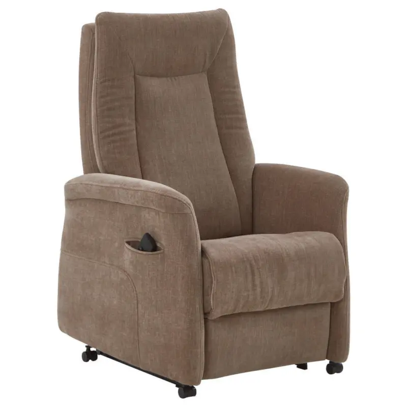 Fernsehsessel in Chenille Beige