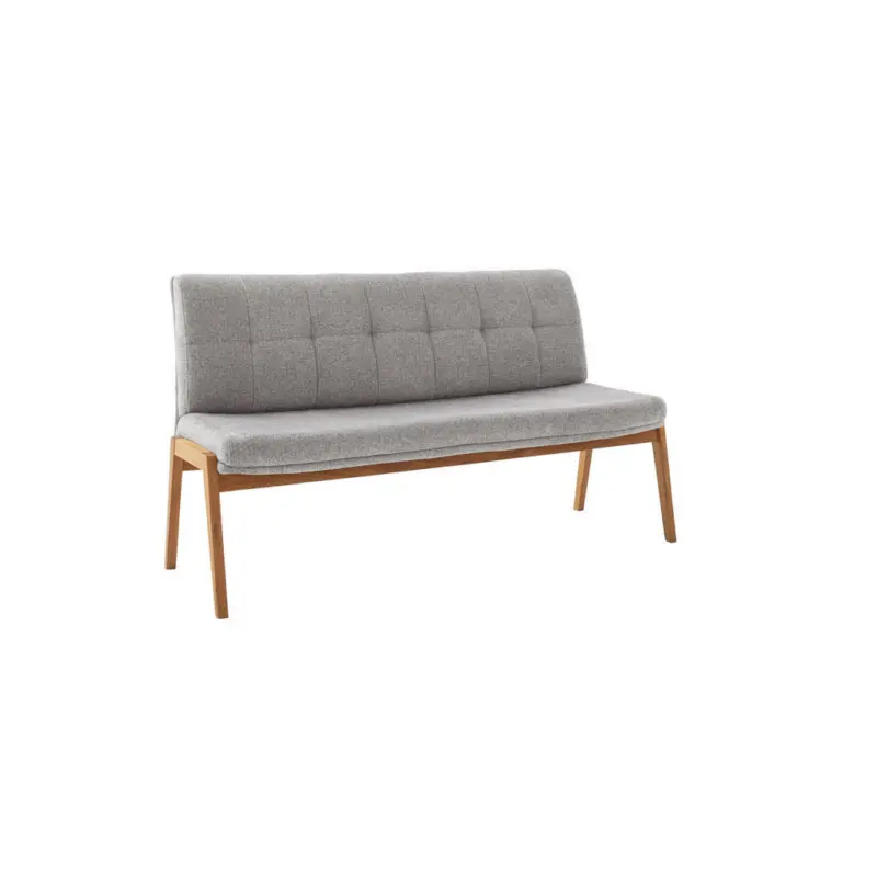 Sitzbank in Textil Grau