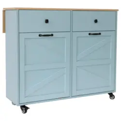 Servierwagen in Blau
