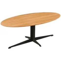 Couchtisch in Holz, Metall 120/60/44,5 cm