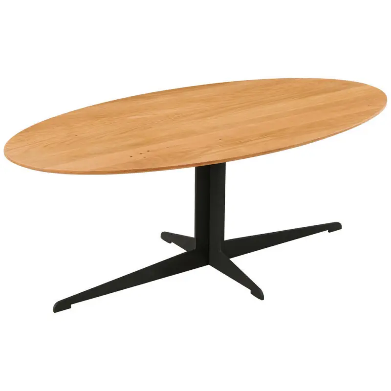 Couchtisch in Holz, Metall 120/60/44,5 cm