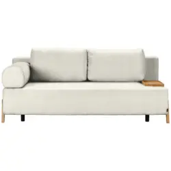 Schlafsofa in Chenille Ecru