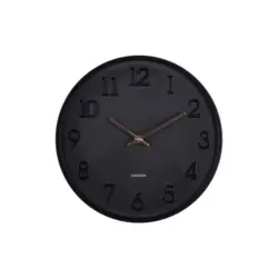 Wanduhr Calma Schwarz