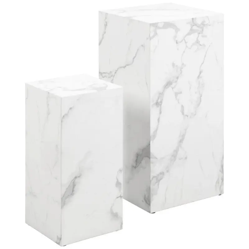 Blumens&auml;ule in Papier, Holzwerkstoff