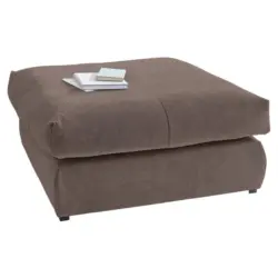 Hocker in Textil Braun