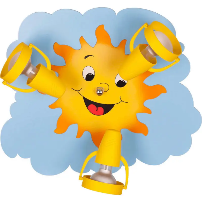 Kinderdeckenleuchte Sonne 37,5/31/16 cm
