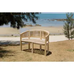 Gartenbank 150/87/61 cm in Naturfarben