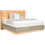 XXXLutz Lauterach - Ihr M&ouml;belhaus bei Bregenz Boxspringbett 180/200 cm in Zirbelkieferfarben, Beige