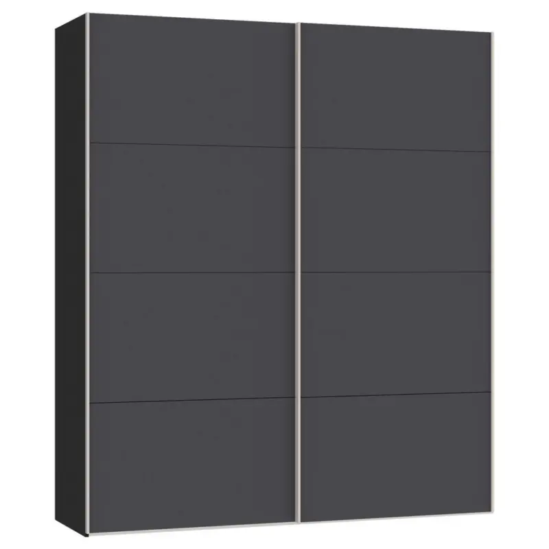 Schwebet&uuml;renschrank in Anthrazit, Schwarz
