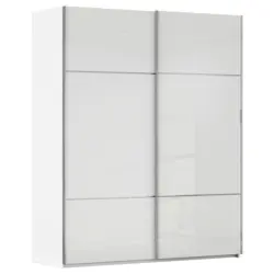 Schwebet&uuml;renschrank in Wei&szlig;
