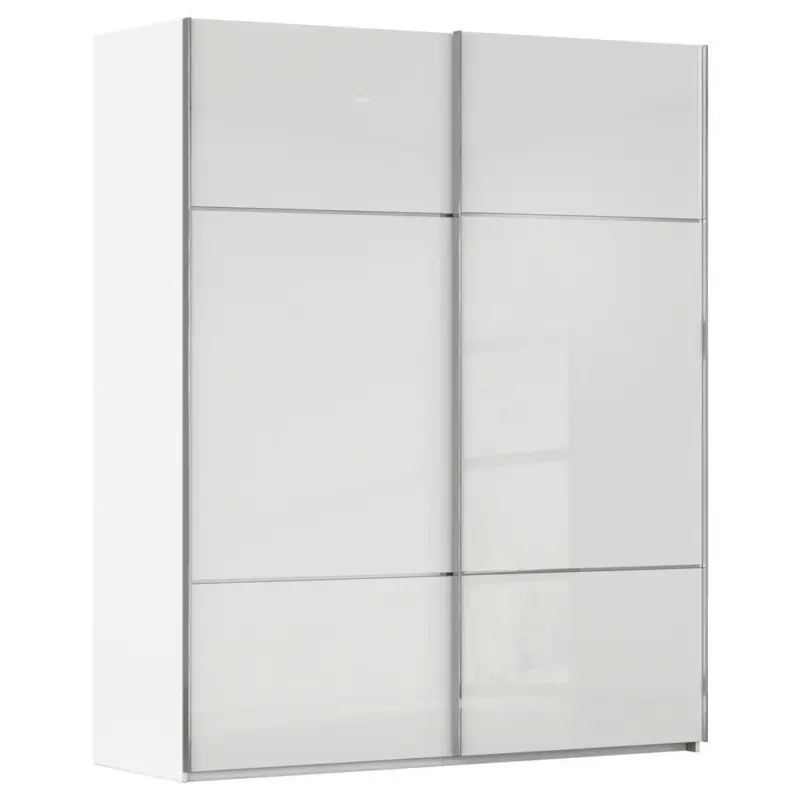 Schwebet&uuml;renschrank in Wei&szlig;