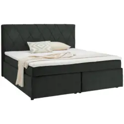Boxspringbett 180/200 cm in Grau