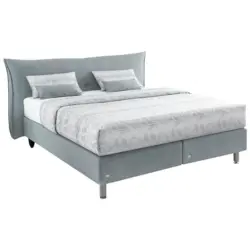 Boxspringbett 160/200 cm in Grau