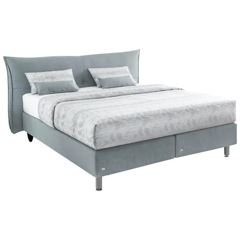 Boxspringbett 160/200 cm in Grau