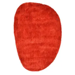 Hochflorteppich 80/120 cm Cozy Rostfarben
