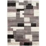 XXXLutz Lauterach - Ihr M&ouml;belhaus bei Bregenz Webteppich 65/130 cm Astor Grid Grau, Flieder