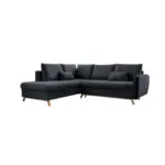 XXXLutz Lauterach - Ihr M&ouml;belhaus bei Bregenz Ecksofa in Chenille Dunkelgrau 202/242 cm