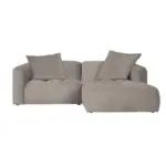 XXXLutz Lauterach - Ihr M&ouml;belhaus bei Bregenz Ecksofa Mosso in Chenille Hellgrau 240/173 cm