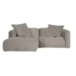 XXXLutz Lauterach - Ihr M&ouml;belhaus bei Bregenz Ecksofa Mosso in Chenille Hellgrau 173/240 cm