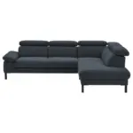 XXXLutz Lauterach - Ihr M&ouml;belhaus bei Bregenz Ecksofa 830 in Flachgewebe Anthrazit 272/217 cm