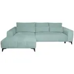 XXXLutz Lauterach - Ihr M&ouml;belhaus bei Bregenz Ecksofa in Chenille Hellblau 222/279 cm