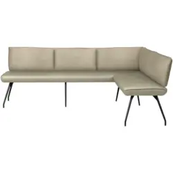 Eckbank 245/185 cm in Creme