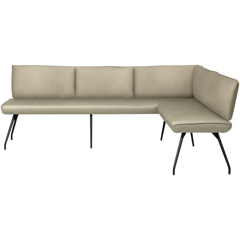 Eckbank 245/185 cm in Creme