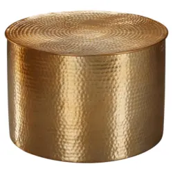 Couchtisch in Metall 61/61/40,5 cm
