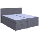 M&ouml;belix Boxspringbett Royal 180x200 Hellgrau