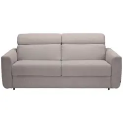 Schlafsofa in Cord Hellgrau