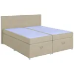M&ouml;belix Boxspringbett Royal 180x200 Begie