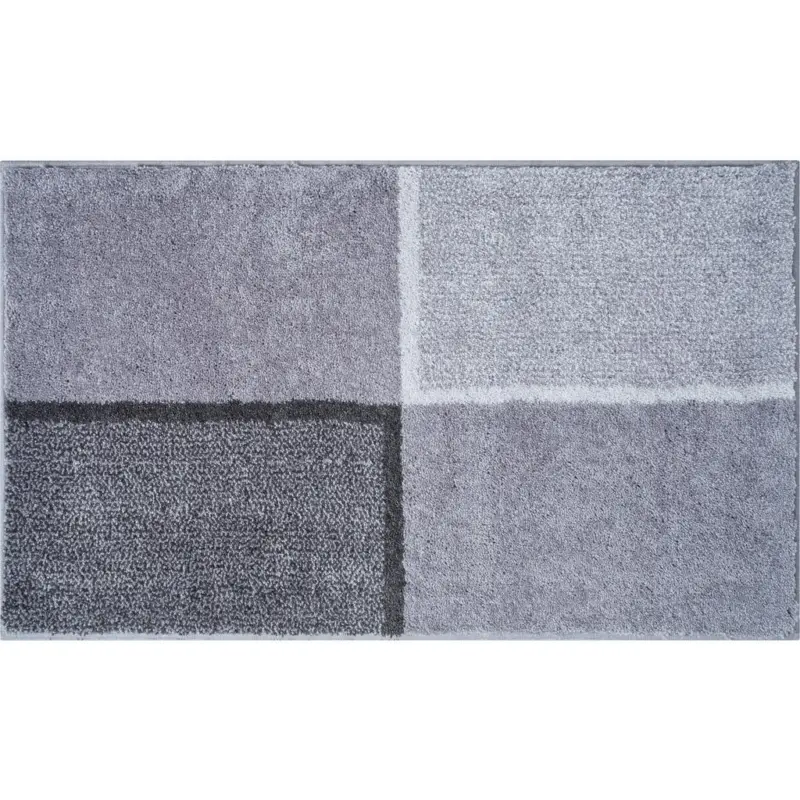 Badteppich Grau 70/120 cm