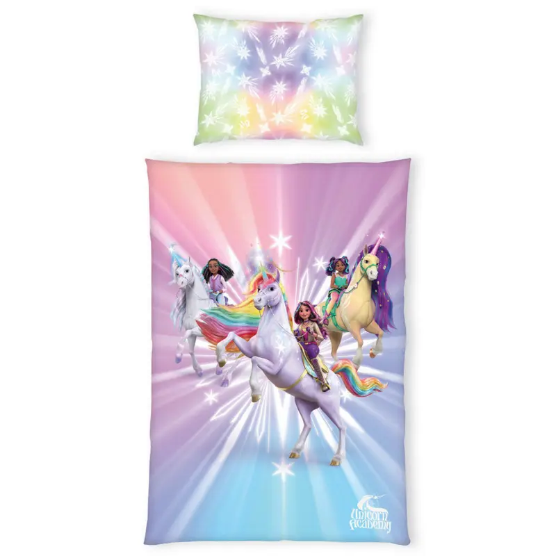 Bettw&auml;sche Unicorn Academy Bettw&auml;sche Renforc&eacute; 140/200 cm