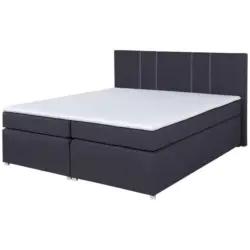 Boxspringbett Malta 200 200x200 Grau