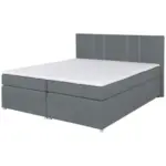 M&ouml;belix Boxspringbett Malta 200 200x200 Silberfarben