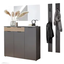 Garderobe 4-teilig in 160/200/40 cm