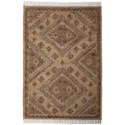 Vintage-Teppich 140/200 cm Naturfarben