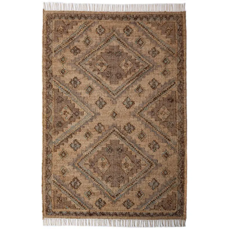 Vintage-Teppich 140/200 cm Naturfarben