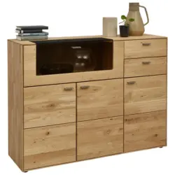 Highboard Wildeiche 134/100/41 cm
