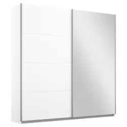 Schwebet&uuml;renschrank in Wei&szlig;