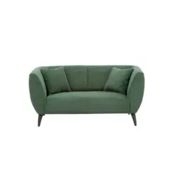 2-Sitzer-Sofa in Cord Gr&uuml;n