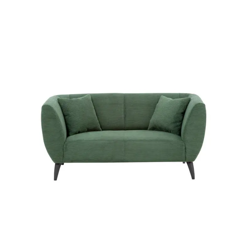 2-Sitzer-Sofa in Cord Gr&uuml;n