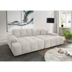 Bigsofa in Boucl&eacute; Wei&szlig;