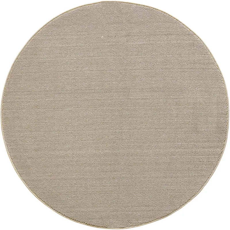 Webteppich 120 cm Loom Beige
