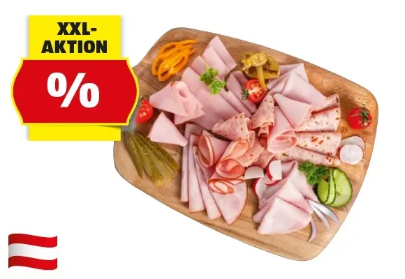 GENUSS 100% AUS &Ouml;STERREICH XXL Feinschmecker Aufschnitt, 2 x 250 g