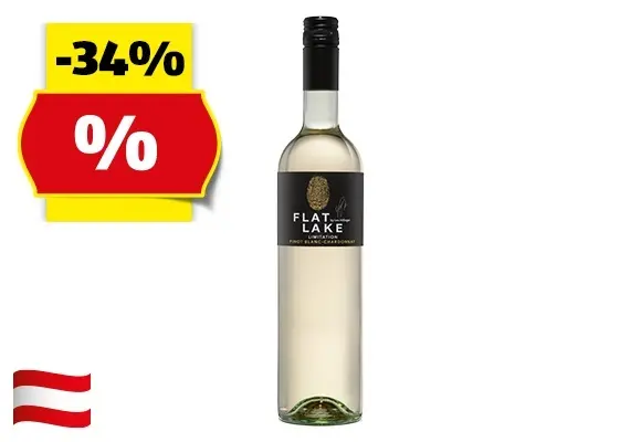 FLAT LAKE Pinot Blanc - Chardonnay*, 0,75 l